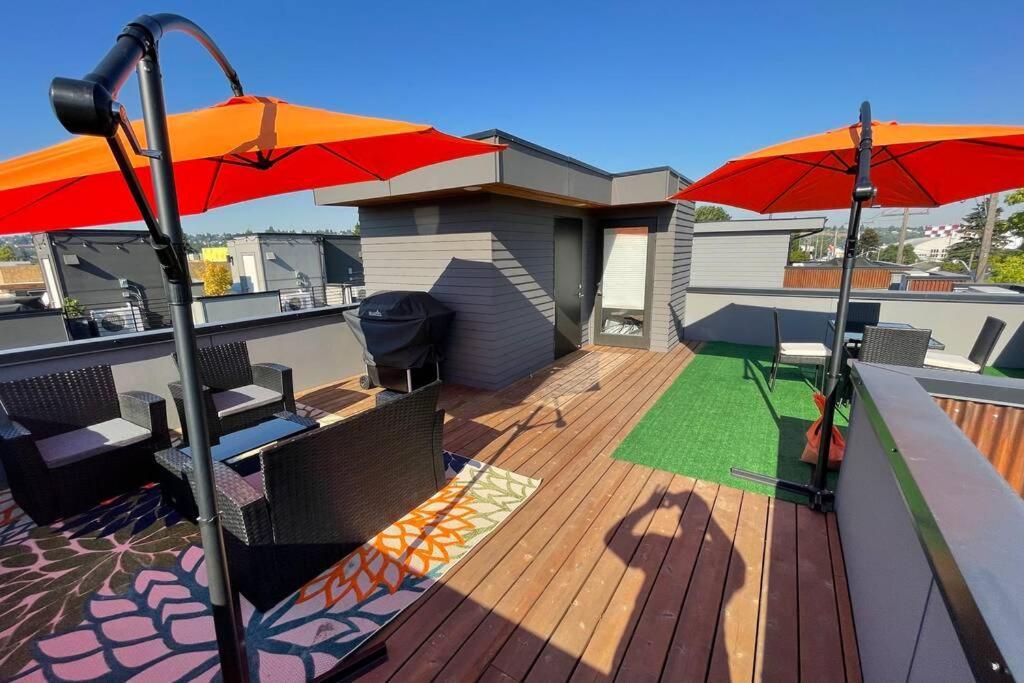 Cheerful New Modern Townhome Close To Downtown Seattle Exterior photo